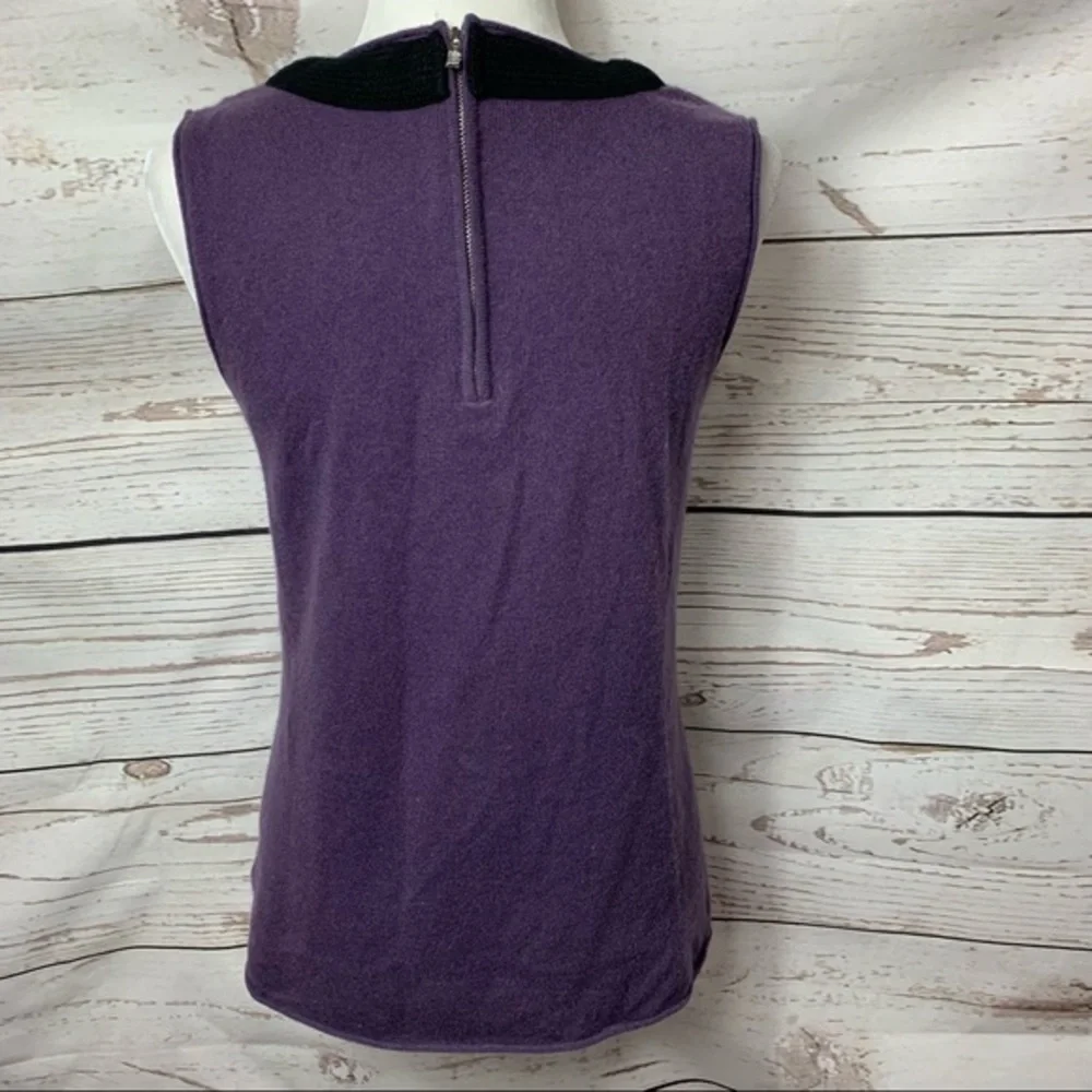 Tory Burch Embellished Cashmere Sleeveless Sweater